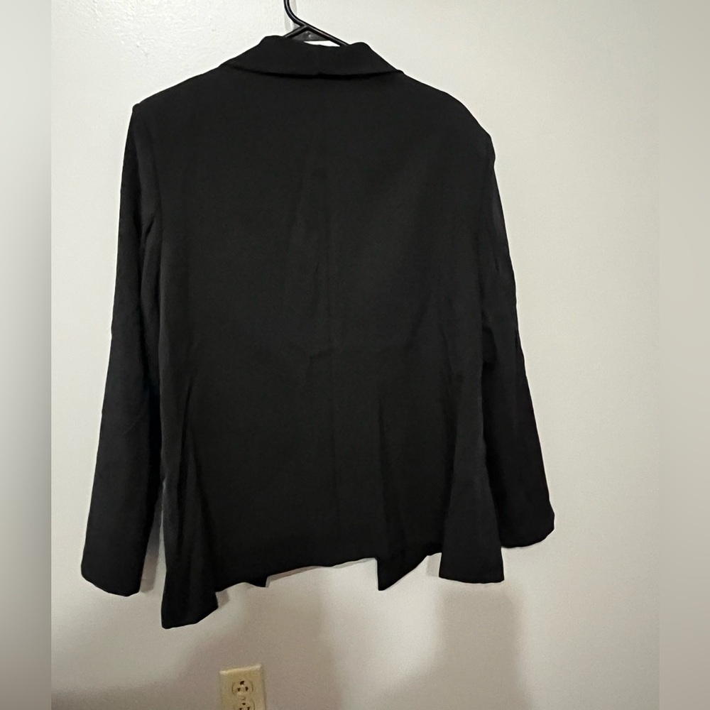 Classic Black Women's Suit Jacket XXL - Picture 2 of 8
